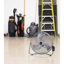 Lasko High Velocity 20 in. 3 Speed Metallic Floor Fan with QuickMount Wall-Mounting System