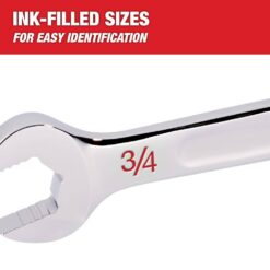 Milwaukee 48-22-9416 SAE Ratcheting Combination Wrench Set (15-Piece)