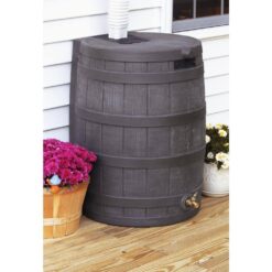 Good Ideas Rain Wizard 40 Gal. Oak Rain Barrel