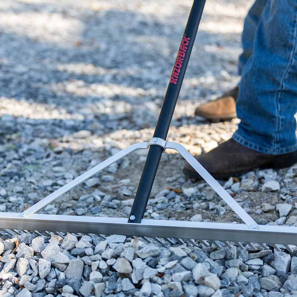 Razor-Back 63137 30 in. Aluminum Landscape Rake