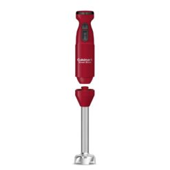 Cuisinart CSB-175RP1 Smart Stick 2-Speed Red Immersion Blender with 3-Cup Mixing Bowl and 300W Motor