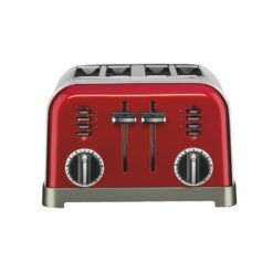 Cuisinart CPT-180MRP1 Classic Series 4-Slice Red Wide Slot Toaster with Crumb Tray