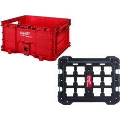 Milwaukee 48-22-8440-48-22-8485 PACKOUT Tool Storage Crate with Mounting Plate