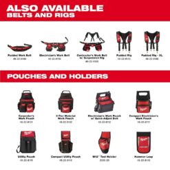 Milwaukee 1000639663 Adjustable Electricians Work Belt