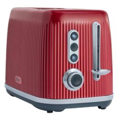 Oster 985119798M Retro 2-Slice Toaster with Extra Wide Slots in Red