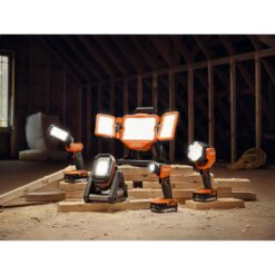 RIDGID R8694620B 18V Cordless Flood Light with Detachable Light (Tool Only)
