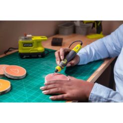 RYOBI ONE+ P307-P306 18V Cordless 2-Tool Combo Kit with Dual Temperature Glue Gun and Compact Glue Gun (Tools Only)