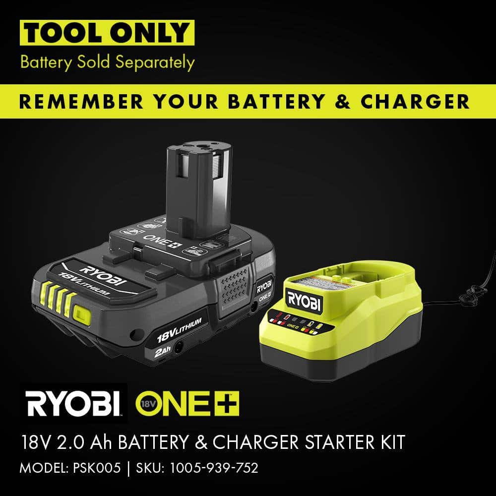 RYOBI ONE+ P307-P306 18V Cordless 2-Tool Combo Kit with Dual Temperature Glue Gun and Compact Glue Gun (Tools Only)