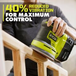 RYOBI ONE+ PCL406416SB 18V Cordless 2-Tool Combo Kit with Random Orbit Sander and Corner Cat Finish Sander (Tools Only)