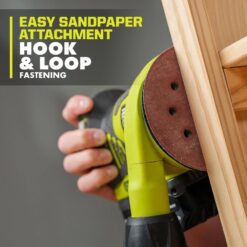 RYOBI ONE+ PCL406416SB 18V Cordless 2-Tool Combo Kit with Random Orbit Sander and Corner Cat Finish Sander (Tools Only)