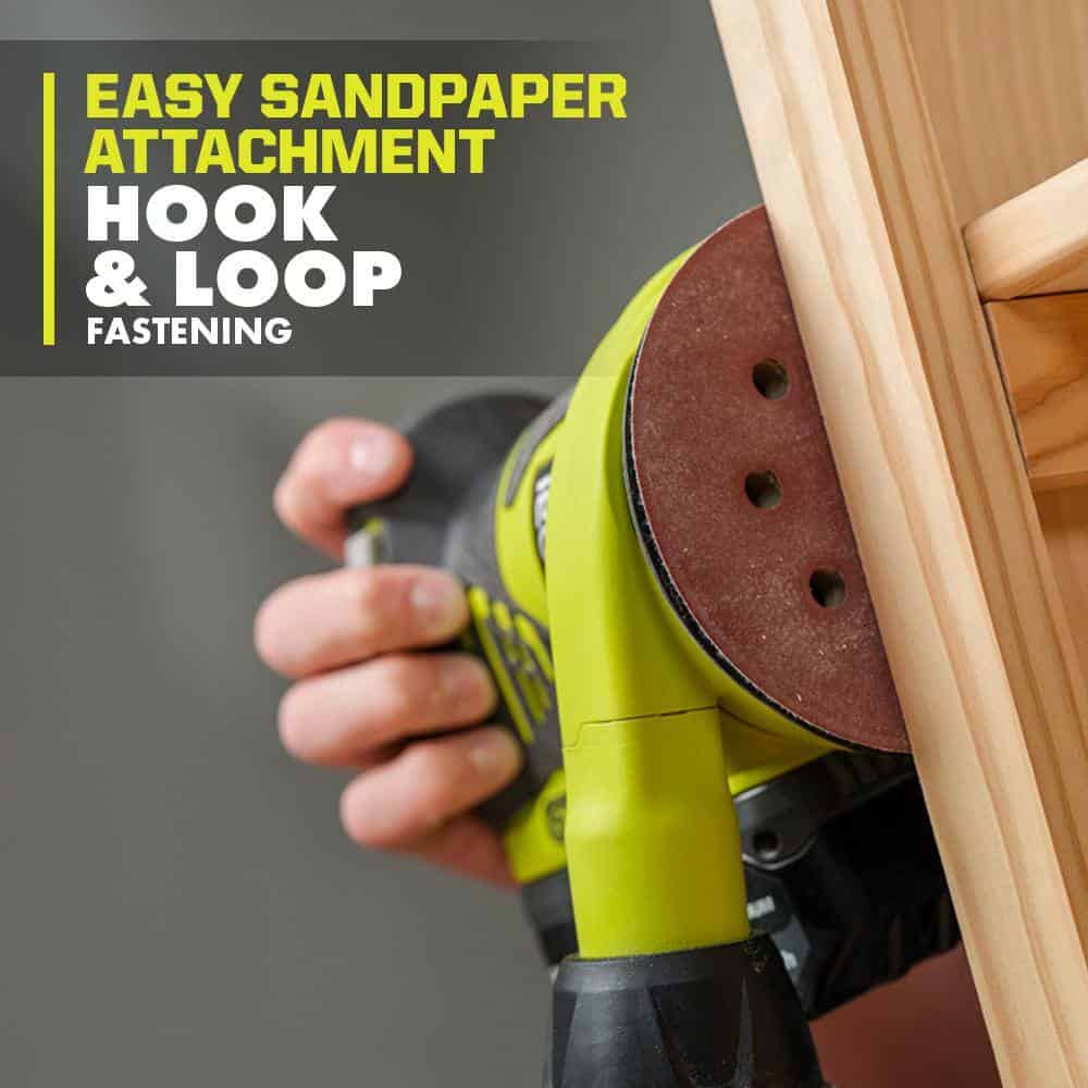 RYOBI ONE+ PCL406416SB 18V Cordless 2-Tool Combo Kit with Random Orbit Sander and Corner Cat Finish Sander (Tools Only)