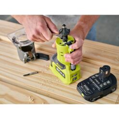 RYOBI ONE+ PCL424B 18V Cordless Compact Fixed Base Router (Tool Only)