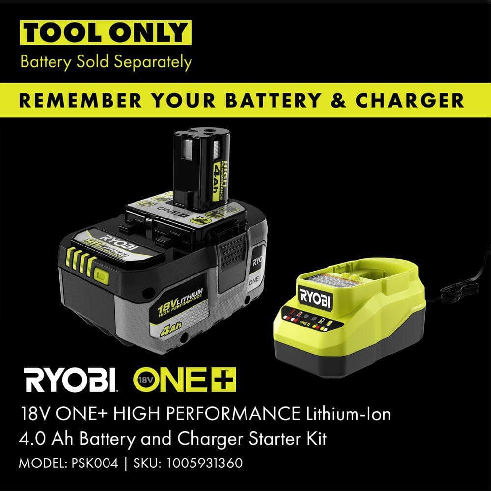 RYOBI ONE+ PCL424B 18V Cordless Compact Fixed Base Router (Tool Only)