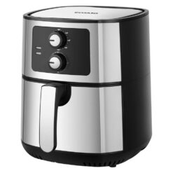 Cosmo COS-58AFAKSS 5.8 qt. Electric Hot Air Fryer with Temperature Control, Timer, Non-Stick Frying Tray, 1400W
