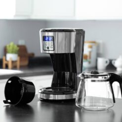BLACK+DECKER CM1331S 12-Cup Silver Accents Programmable Coffeemaker with Vortex Technology