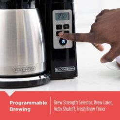 BLACK+DECKER CM2046S-RF 12 Cup Thermal Drip Coffee Maker Programmable