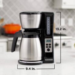 BLACK+DECKER CM2046S-RF 12 Cup Thermal Drip Coffee Maker Programmable