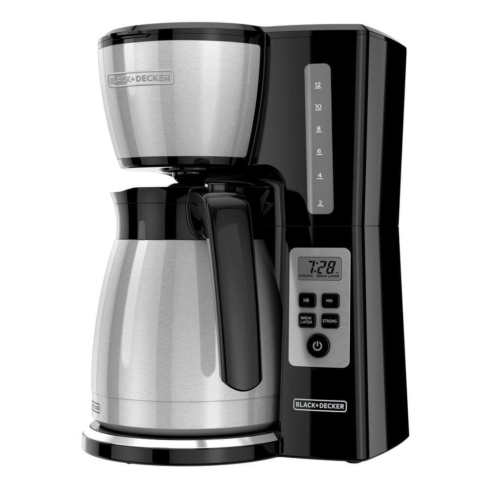 BLACK+DECKER CM2046S-RF 12 Cup Thermal Drip Coffee Maker Programmable