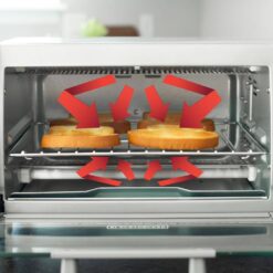BLACK+DECKER TO1785SG Crisp 'N Bake Air Fry 4-Slice Toaster Oven