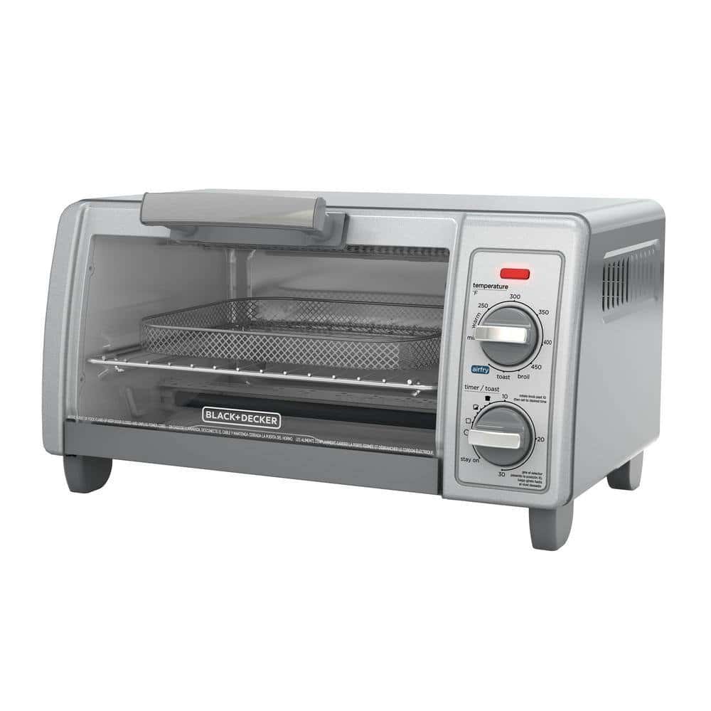 BLACK+DECKER TO1785SG Crisp 'N Bake Air Fry 4-Slice Toaster Oven