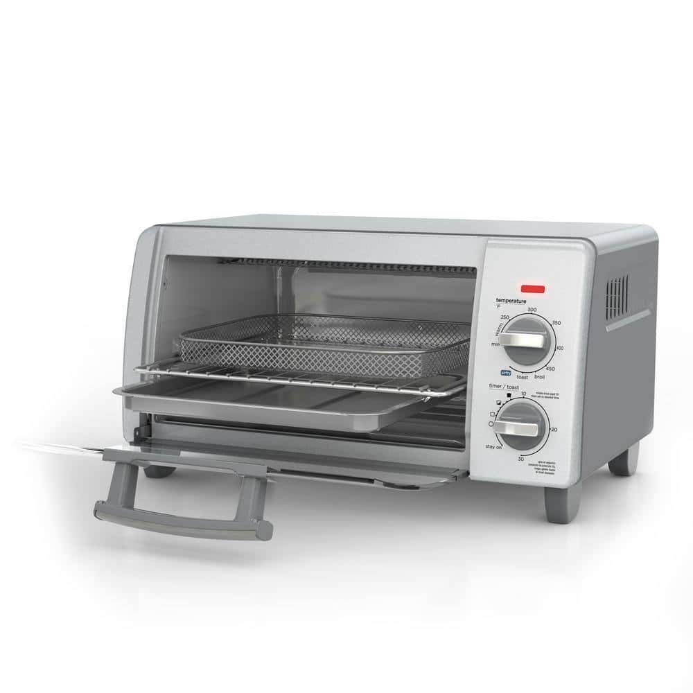 BLACK+DECKER TO1785SG Crisp 'N Bake Air Fry 4-Slice Toaster Oven