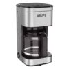 Krups KM203D50 10-Cup Silver Simply Brew Drip Coffee Maker With Filter