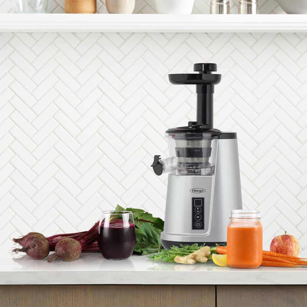 Omega JC3000SV13 Cold Press 365 Compact Masticating Vertical Juicer, in Silver