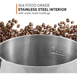 Elite Gourmet CCM040 Stainless Steel 40 Cup Coffee Urn and Hot Water Dispenser