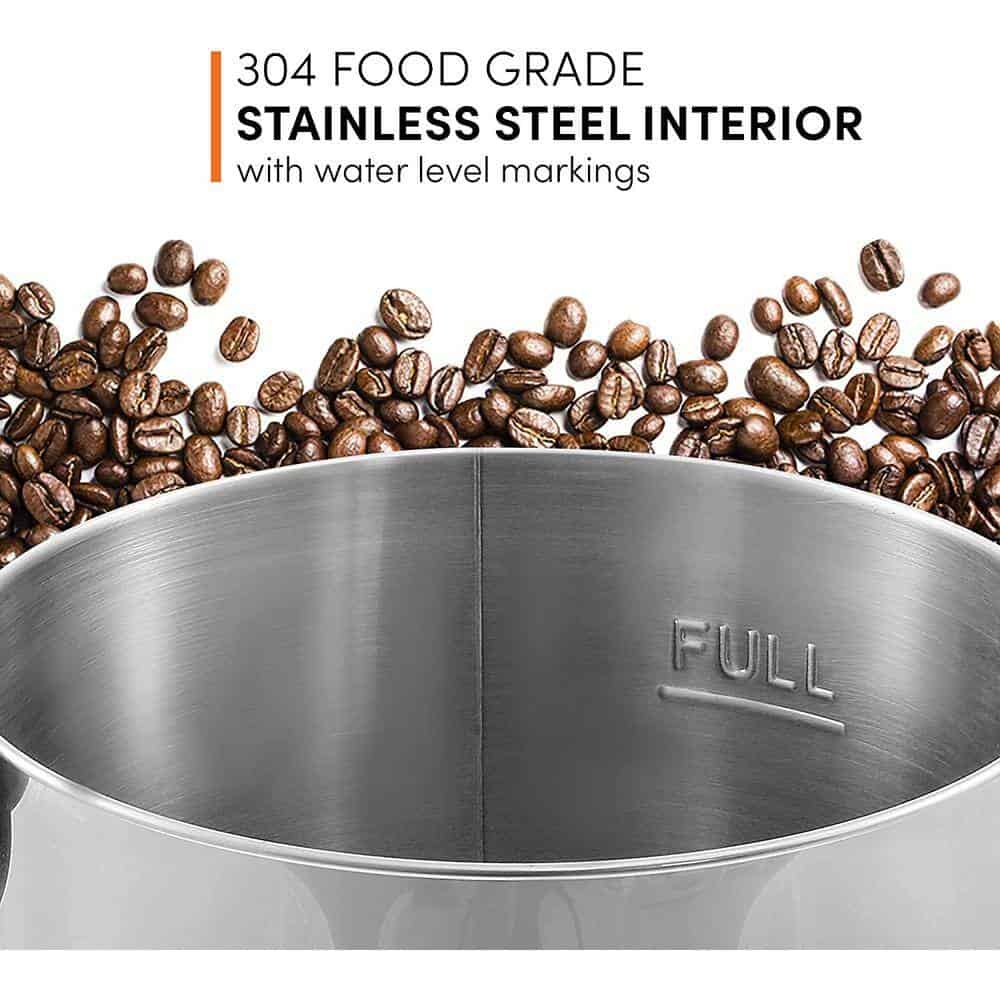 Elite Gourmet CCM040 Stainless Steel 40 Cup Coffee Urn and Hot Water Dispenser