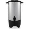 Elite Gourmet CCM040 Stainless Steel 40 Cup Coffee Urn and Hot Water Dispenser