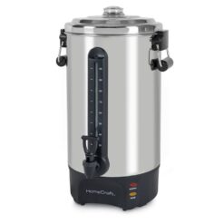 HomeCraft 100-Cup Stainless Steel Coffee Urn with 2-Spigots