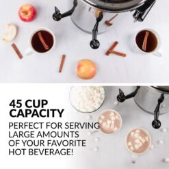 Nostalgia CUDS45SS 45-Cup Stainless Steel Quick Brewing Coffee Urn