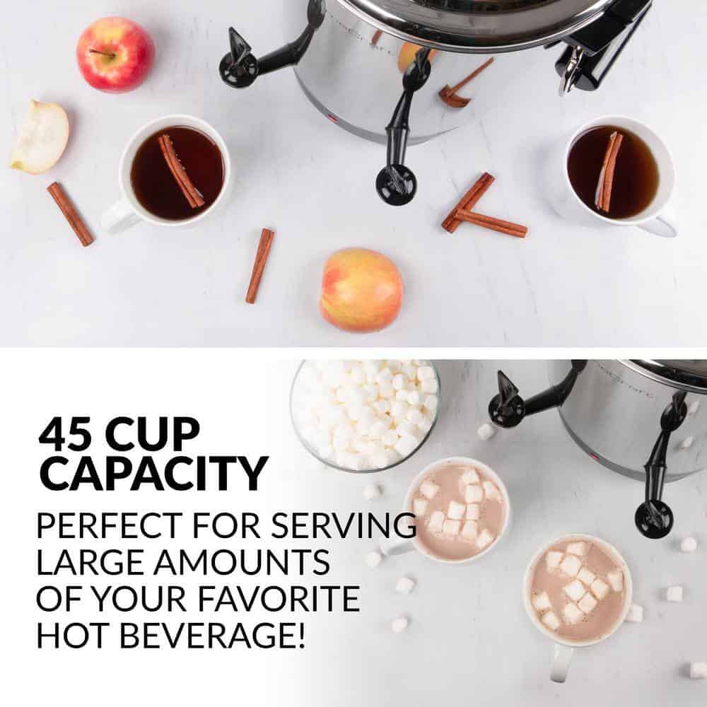 Nostalgia CUDS45SS 45-Cup Stainless Steel Quick Brewing Coffee Urn