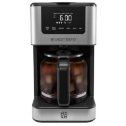West Bend CMWB12BK13 12 Cup in Stainless Steel Hot and Iced Coffee Maker