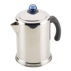 Farberware 47794 12-Cup Classic Stainless Steel with Blue Knob Coffee Percolator