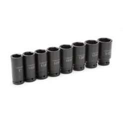 TEKTON 4891 3/4 in. Drive 1 - 1-1/2 in. 6-Point Deep Impact Socket Set