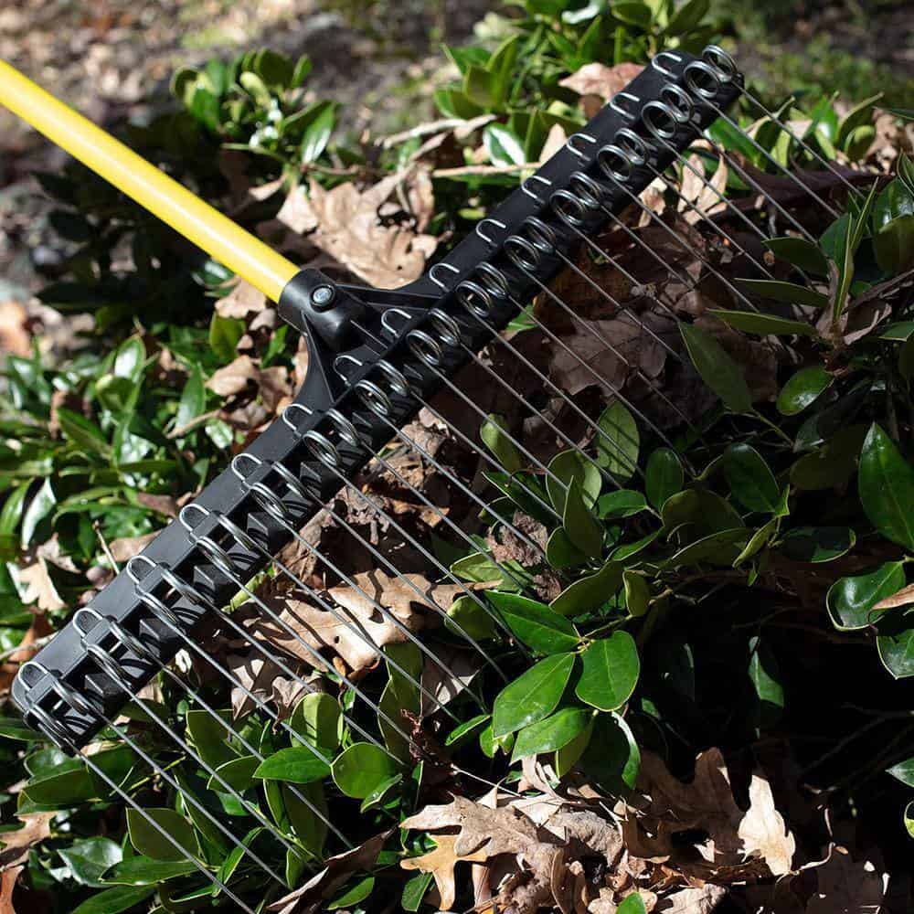The Groundskeeper II 32230 55 in. Fiberglass Handle Steel Rake