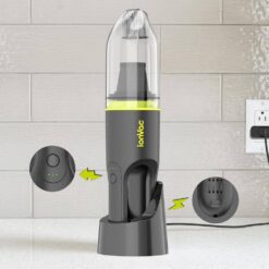 Tzumi 7834HD 7.4-Volt Ion Vac Wireless Handheld Rechargeable Vacuum Cleaner with 6kPa