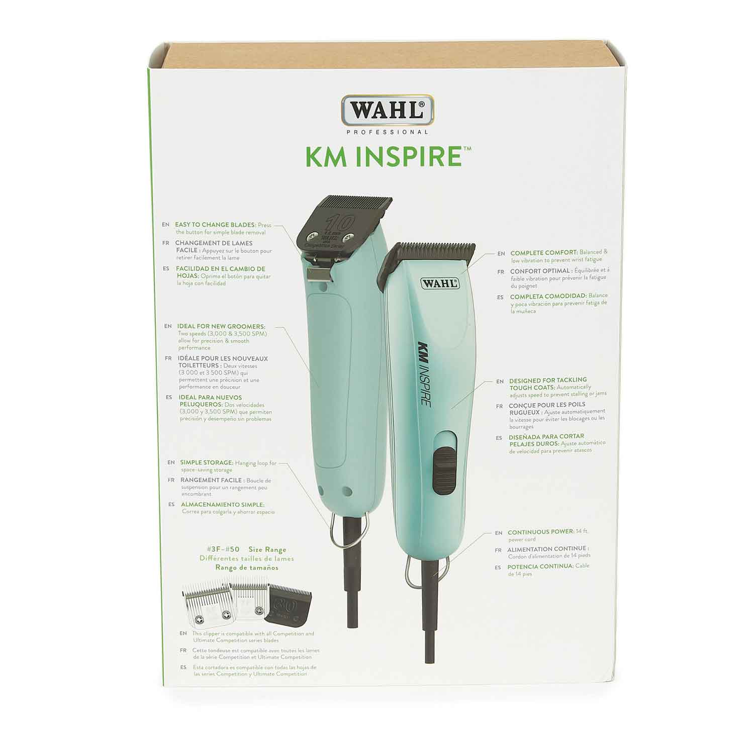 Wahl KM Inspire 2-Speed Dog Hair Clippers
