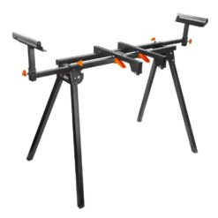 WEN MSA200 80 in. x 31 in. Universal Collapsible Stationary Miter Saw Stand, 350-Pound Capacity