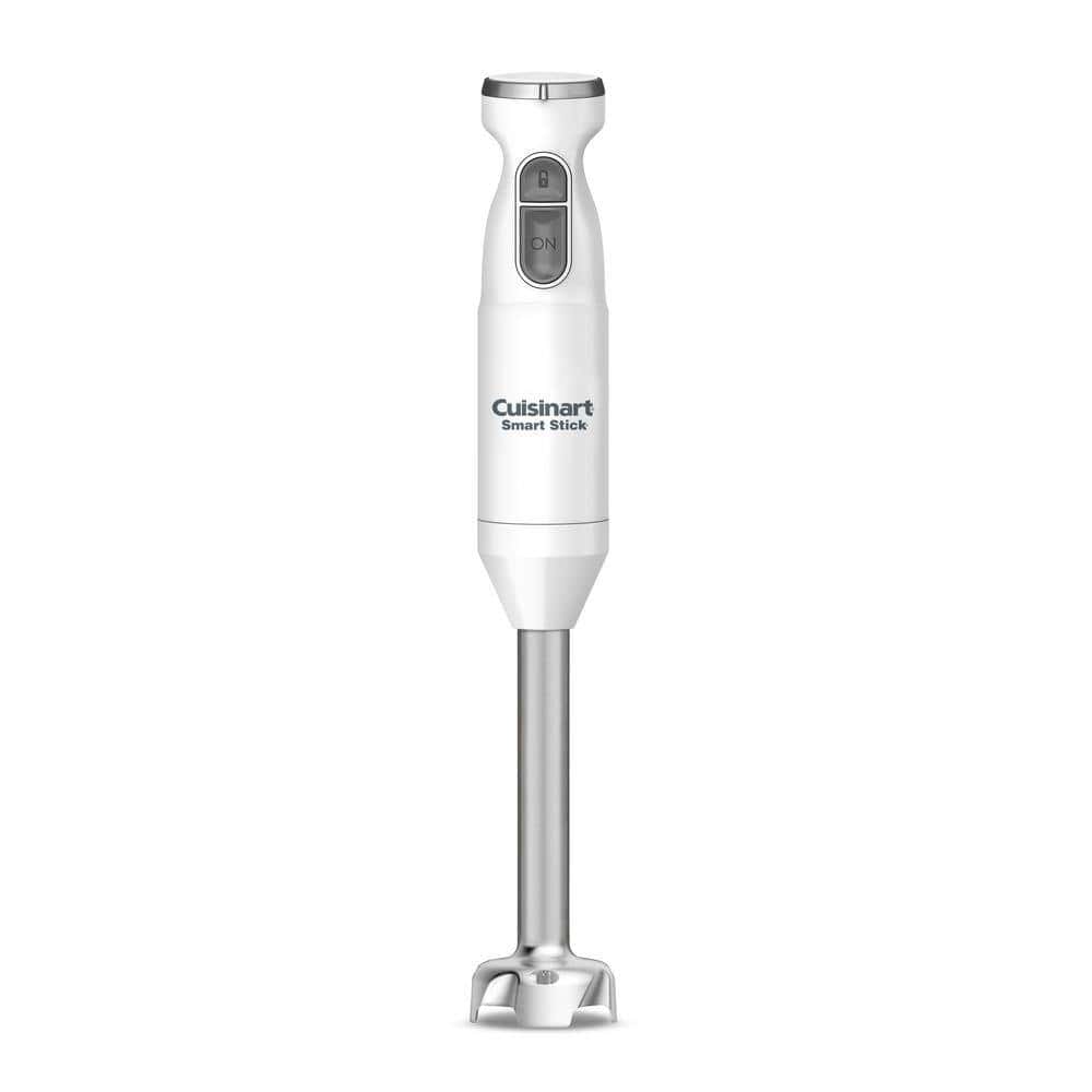 Cuisinart CSB-175P1 Smart Stick 2-Speed White Immersion Blender with 300W Motor and Improved Blade Guards