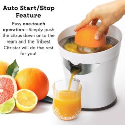 Tribest CS-1000-A Citristar 42 fl. oz. White Citrus Juicer