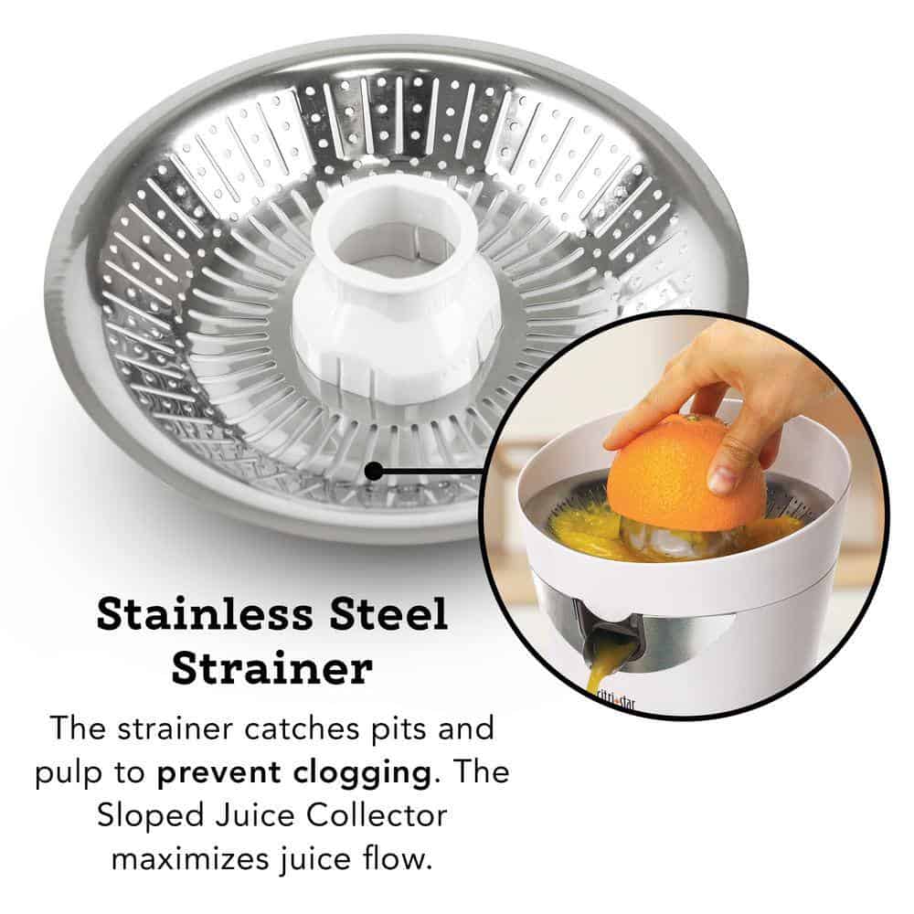 Tribest CS-1000-A Citristar 42 fl. oz. White Citrus Juicer