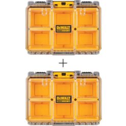 DEWALT DWST08020X2 Toughsystem 2.0 6-Compartment Small Parts Organizer (2 Pack)