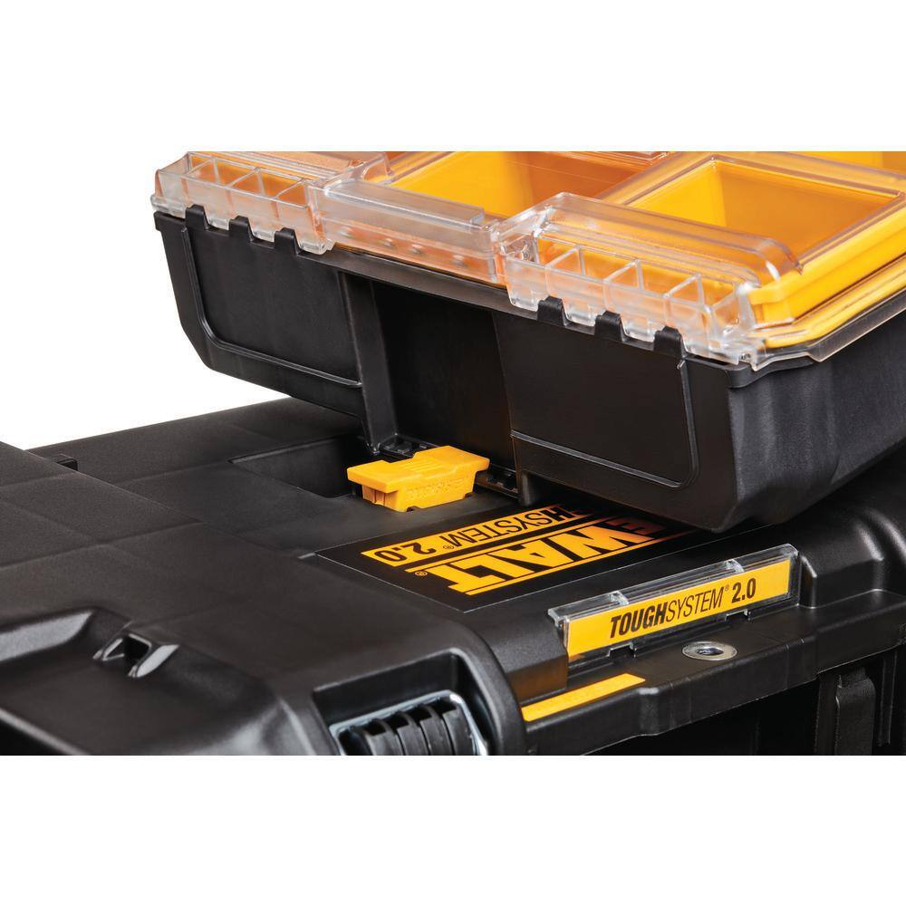 DEWALT DWST08020X2 Toughsystem 2.0 6-Compartment Small Parts Organizer (2 Pack)