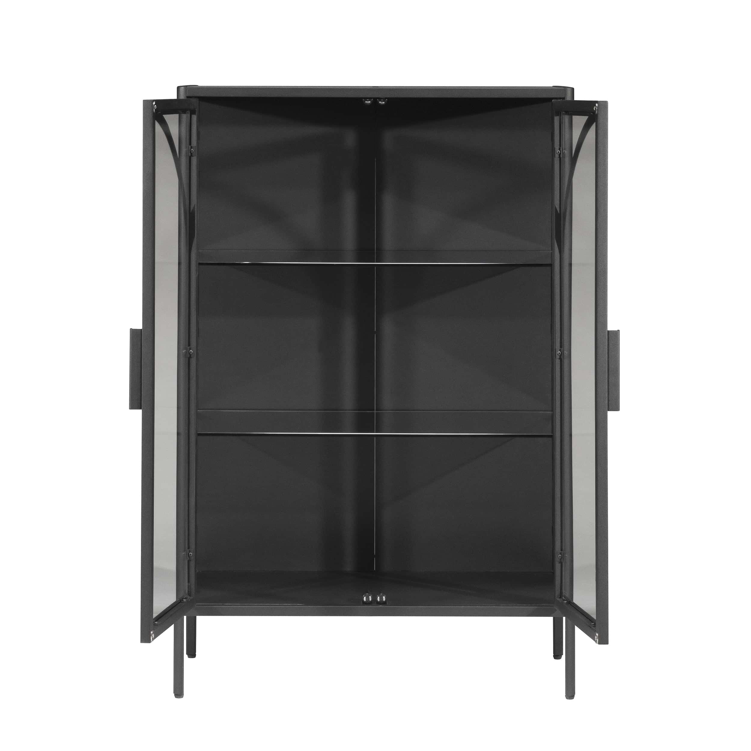 Better Homes & Gardens Nola Accent Cabinet, Black Finish