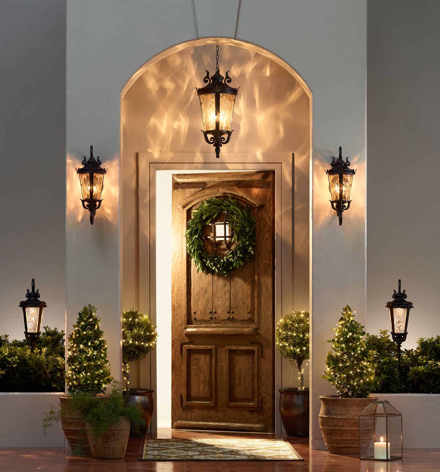 John Timberland Casa Marseille 21 1/2" Traditional Scroll Bronze Outdoor Wall Light