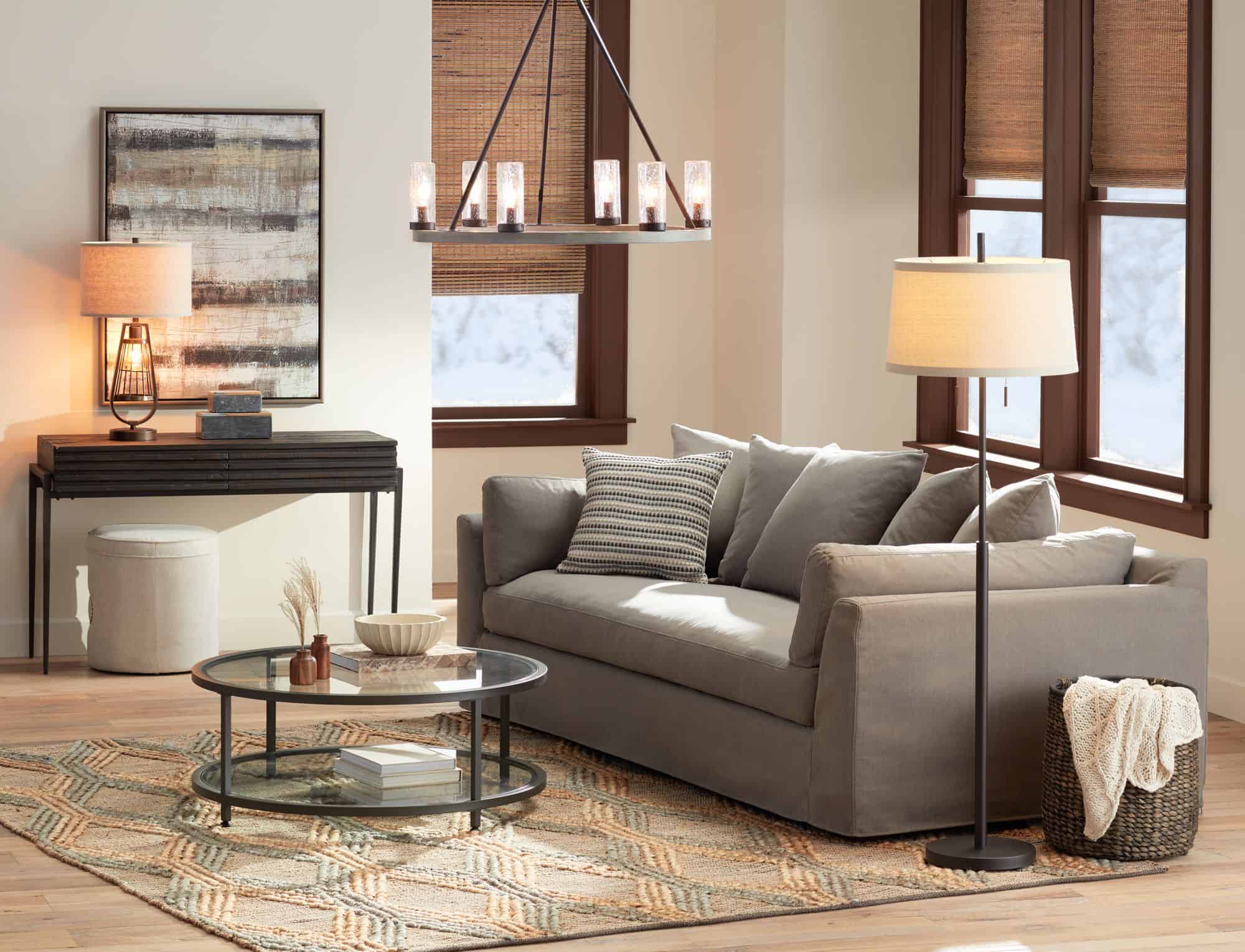 Possini Euro Nayla 62 1/2" High Bronze Steel Modern Floor Lamp