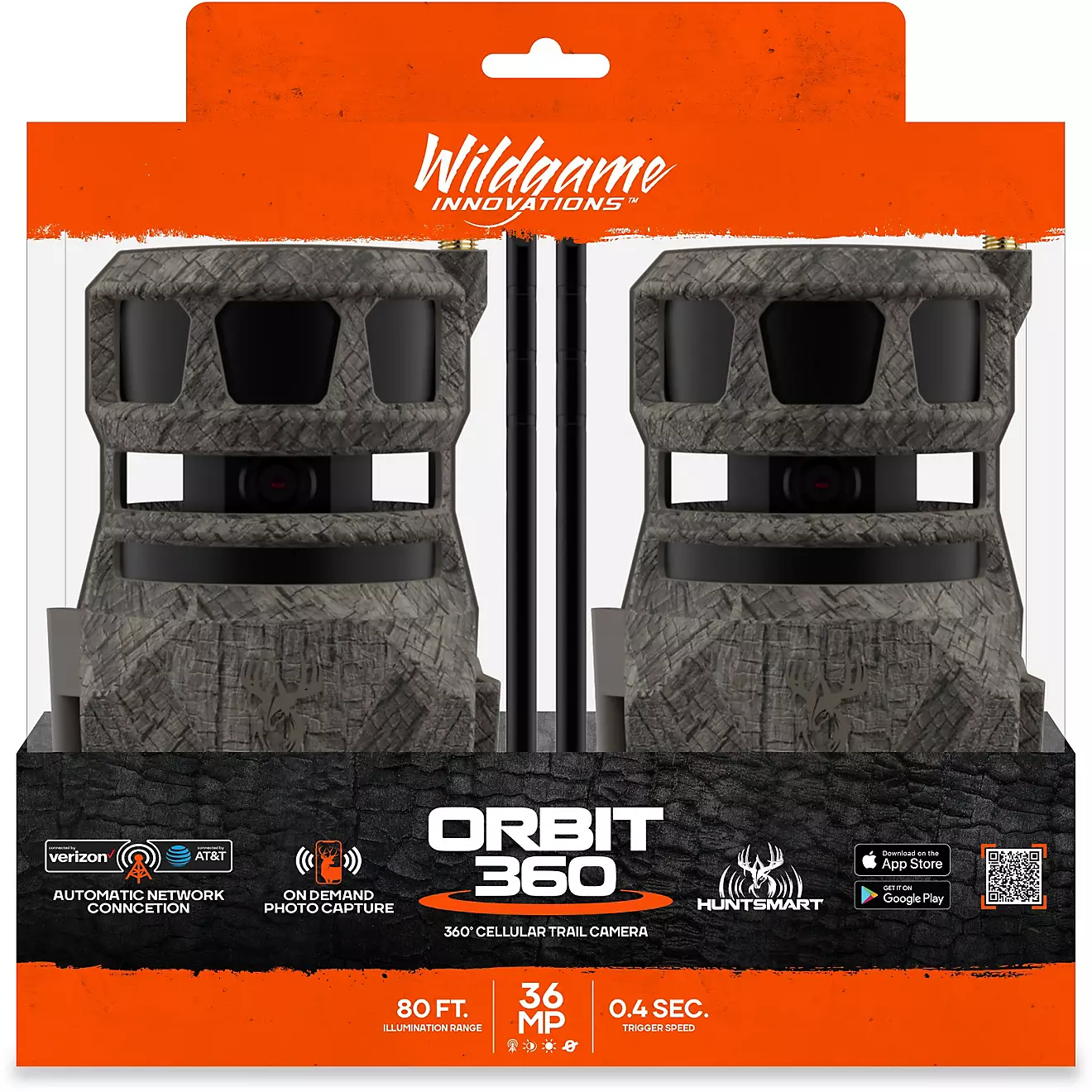 Wildgame Innovations 360 36.0 MP Infrared Cellular Game Camera 2-Pack