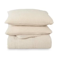 Better Homes & Gardens 3-Piece Cream Cozy Knit Comforter Set, Adult, Full/Queen